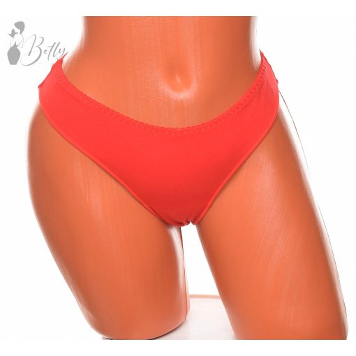 Egyszínű, rugalmas pamut tanga S, M, L, XL