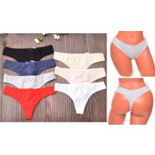 Csipkerátétes pamut tanga S, M, L, XL