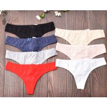 Csipkerátétes pamut tanga S, M, L, XL