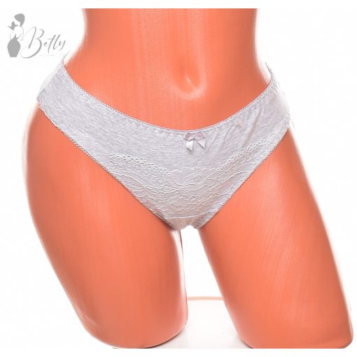 Csipkerátétes pamut tanga S, M, L, XL