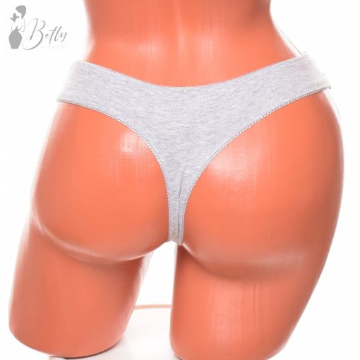 Csipkerátétes pamut tanga S, M, L, XL