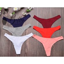 Egyszínű pamut tanga S, M, L, XL, 2XL