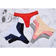 Csipkerátétes tanga S, M, L, XL