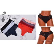 Csipkepántos pamut tanga S, M, L, XL