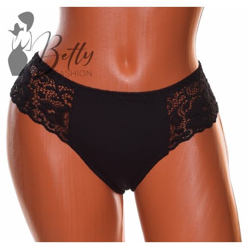Csipkepántos pamut tanga S, M, L, XL