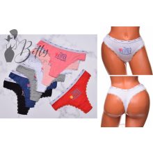 Derekán mintás, elől feliratos tanga S, M, L, XL