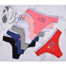 Derekán mintás, elől feliratos tanga S, M, L, XL