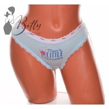 Derekán mintás, elől feliratos tanga S, M, L, XL