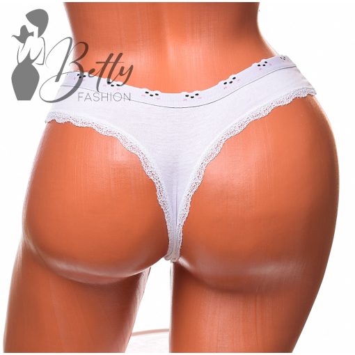 Derekán mintás, elől feliratos tanga S, M, L, XL