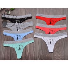 Cica mintás, derekán eltérő színű pamut tanga S, M, L, XL