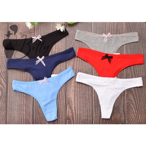 Egyszínű, csipkemasnis tanga S, M, L, XL