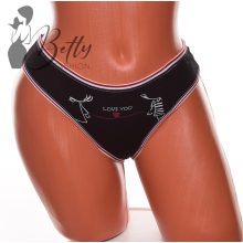 Love feliratos, pamut tanga S, M, L, XL