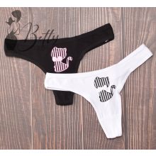 Cica mintás, pamut tanga S, M, L, XL