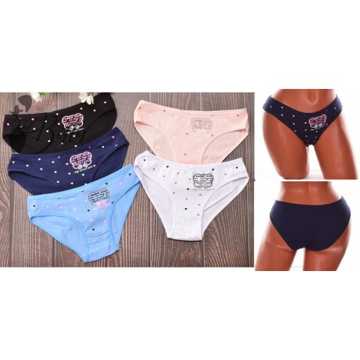 Szívecskés pamut bugyi S, M, L, XL