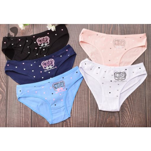 Szívecskés pamut bugyi S, M, L, XL