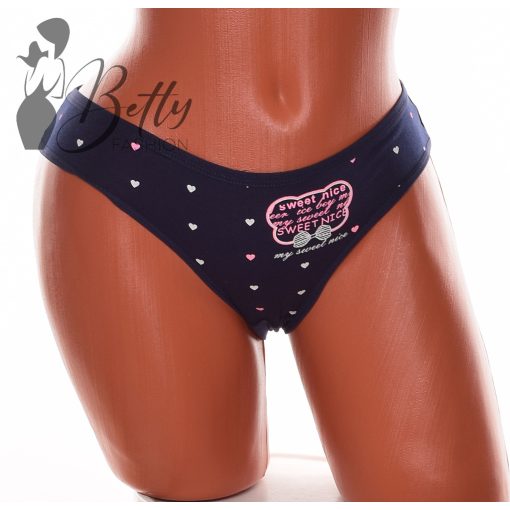 Szívecskés pamut bugyi S, M, L, XL