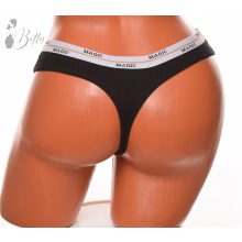Derekán eltérő színű, feliratos pamut tanga S, M, L, XL