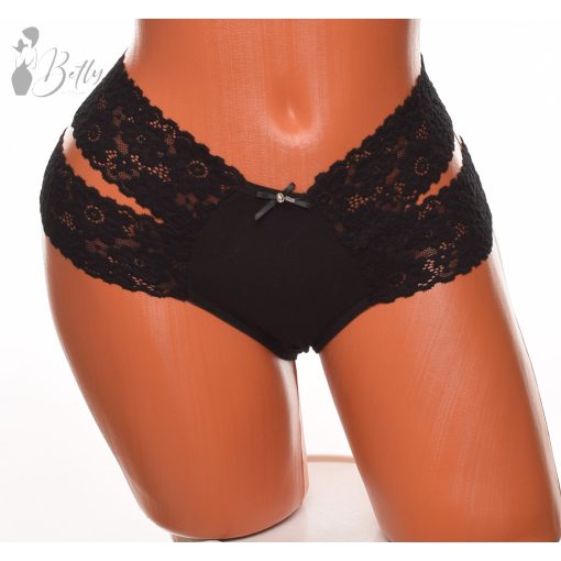 Dupla csipkés pántos féltanga S, M, L, XL