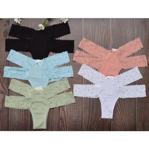 Dupla csipkés pántos féltanga S, M, L, XL