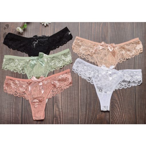 Masnis és strasszköves csipke tanga S, M, L, XL