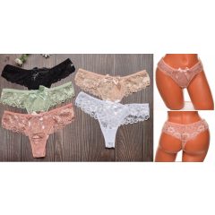 Masnis és strasszköves csipke tanga S, M, L, XL