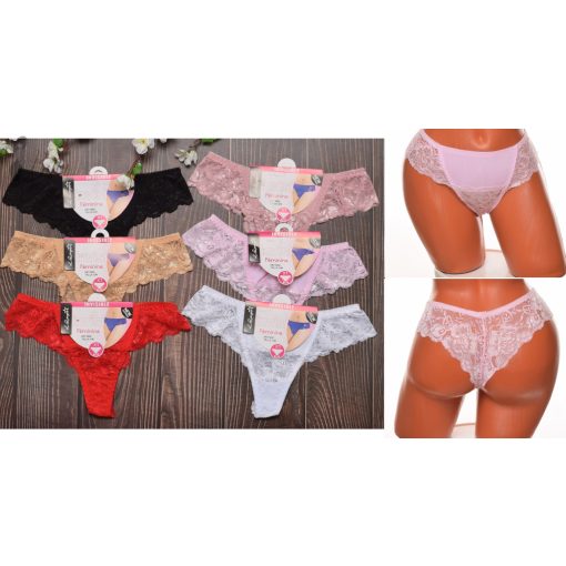 Csipkés brazil tanga S/M, L, XL, 2XL