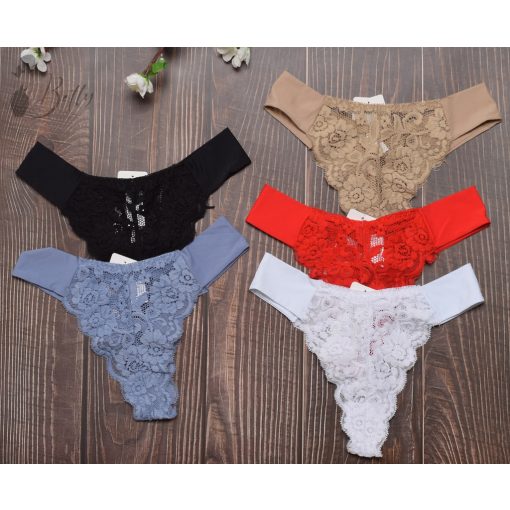 Csipkés, selymes pántos tanga S/M, M/L, L/XL