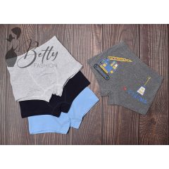 Munkagépes fiú boxeralsó 2-3 év, 4-5 év, 6-7 év