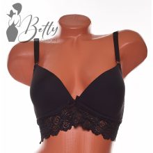 Alján csipkés, merevítő nélküli melltartó