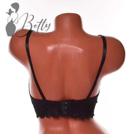 Alján csipkés, merevítő nélküli melltartó