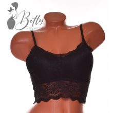 Csipke melltartó, kivehető szivacsbetéttel S/M