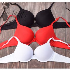 Egyszínű, extra push-up melltartó - A, B, C kosárral