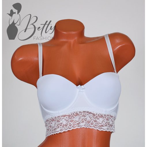 Alján széles csipkés melltartó