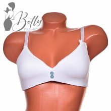 Gombdíszes, merevítő nélküli melltartó