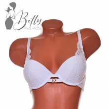 Csipkedíszes, enyhén push-upos melltartó