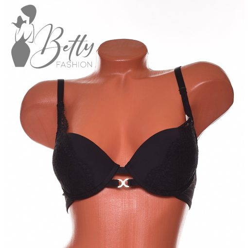 Csipkedíszes, enyhén push-upos melltartó