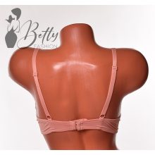 Csipkedíszes, enyhén push-upos melltartó