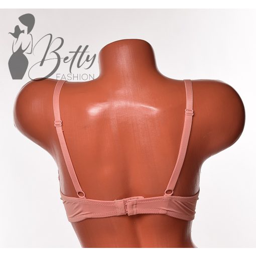 Csipkedíszes, enyhén push-upos melltartó