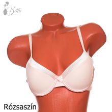 Szatén szegélyes, vékonyan párnázott melltartó - B, C, D kosárral