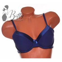 Szatén szegélyes, vékonyan párnázott melltartó - B, C, D kosárral