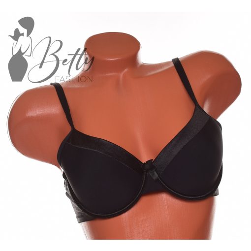 Szatén szegélyes, vékonyan párnázott melltartó - B, C, D kosárral