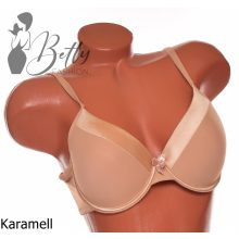Szatén szegélyes, vékonyan párnázott melltartó - B, C, D kosárral