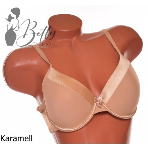 Szatén szegélyes, vékonyan párnázott melltartó - B, C, D kosárral