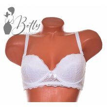 Egyszínű, csipkés melltartó