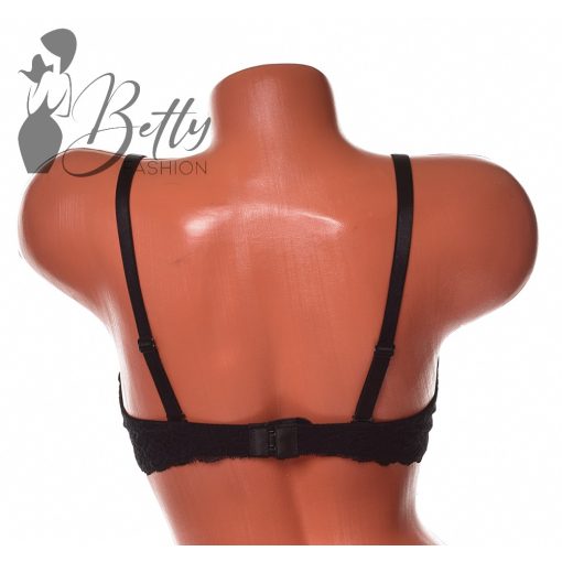 Egyszínű, csipkés melltartó