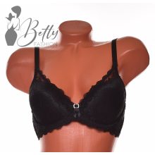 Egyszínű, csipkés melltartó