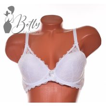 Egyszínű, csipkés melltartó