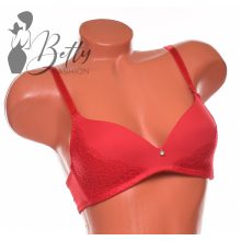 Vékony szivacsos, merevítő nélküli melltartó - B, C, D kosárral