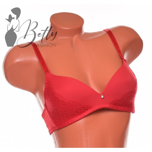 Vékony szivacsos, merevítő nélküli melltartó - B, C, D kosárral