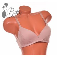 Vékony szivacsos, merevítő nélküli melltartó - B, C, D kosárral